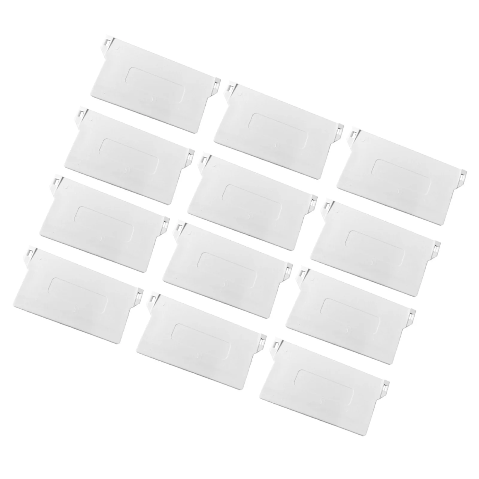 

12Pcs Vertical Blind Slats Weights Strong PVC Material Simple Installation Keep Grille Bottom Straight Vertical Blind Repair
