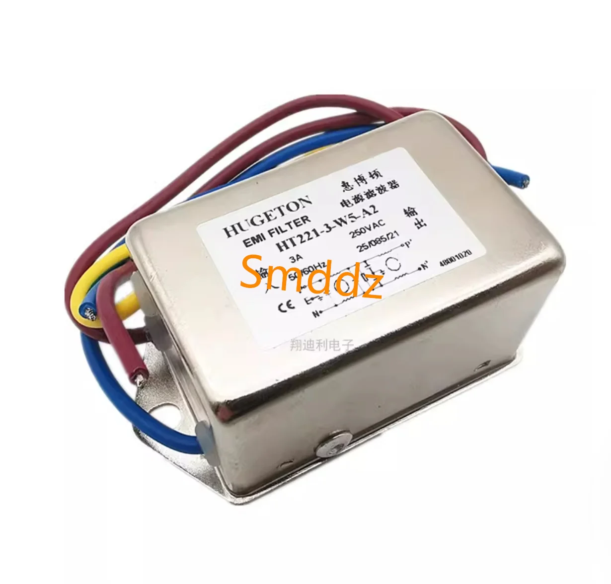 1 piece,single-phase bipolar filter,HT221-3-W5-A2 3A HT221-6-W5-A2 6A  HT221-10-L8-H1 10A HT221-16-L8-H1 16A  HT221-20-L8-H1 20A