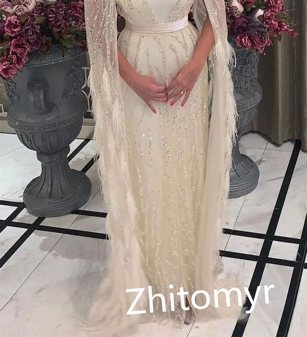Customized Elegant Fashion Square A-line Anke Length Prom Dresses Formal Ocassion Gown Tulle Paillette / Sequins S vestidos para