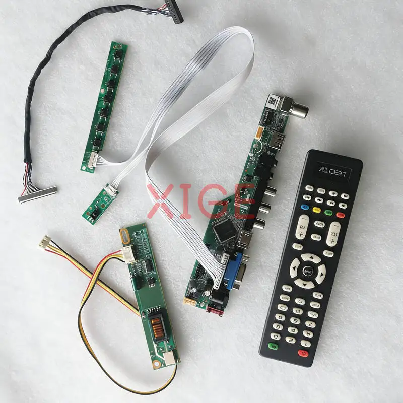 

Плата привода матричного контроллера подходит для B154PW02 LTN154X7 B154PW01 LP154WP1 1440x900 1440*900 LVDS-30Pin HDMI + VGA + AV + USB 1CCFL DIY Kit