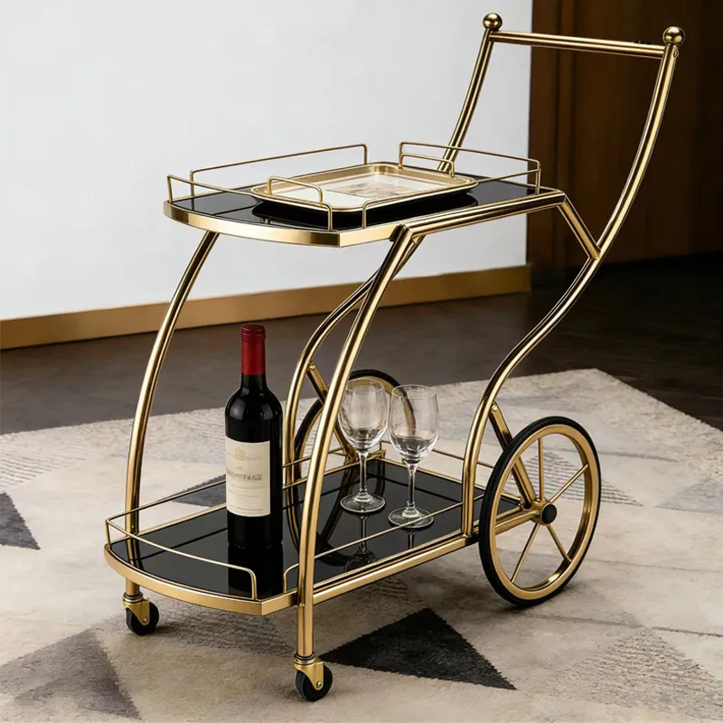 Cake food truck,  hotel restaurant food delivery truck, 4s mobile cart, commercial three-layer wine truck