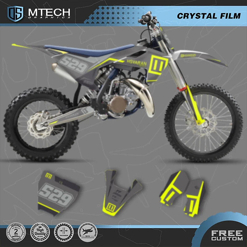 

DSMTECH пользовательские графические фоны для команды, наклейки, комплект наклеек для Husqvarna TC85 2023 2022 2021 2020 2019 2018 012