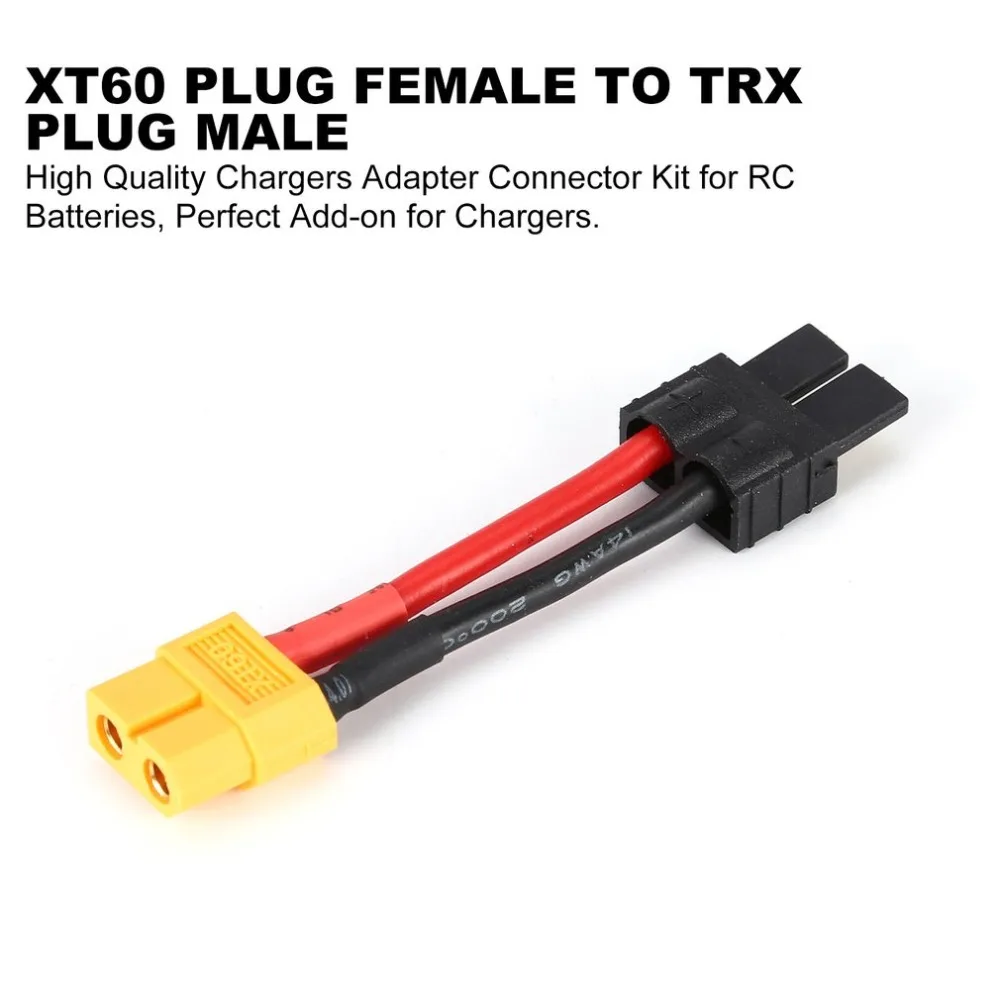 10 pièces EC5 XT60 prise TRX chargeur câble adaptateur 12AWG RC voiture LiPo batterie charge ECS convertisseur fil mâle femelle RC pièces Accs