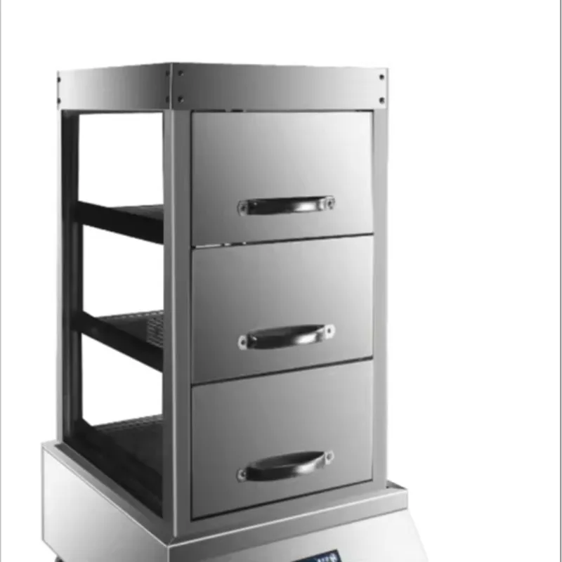 

Essential Multifunctional Kitchen Added Insulation and Timing Functions 3Plates Steam Cabinet