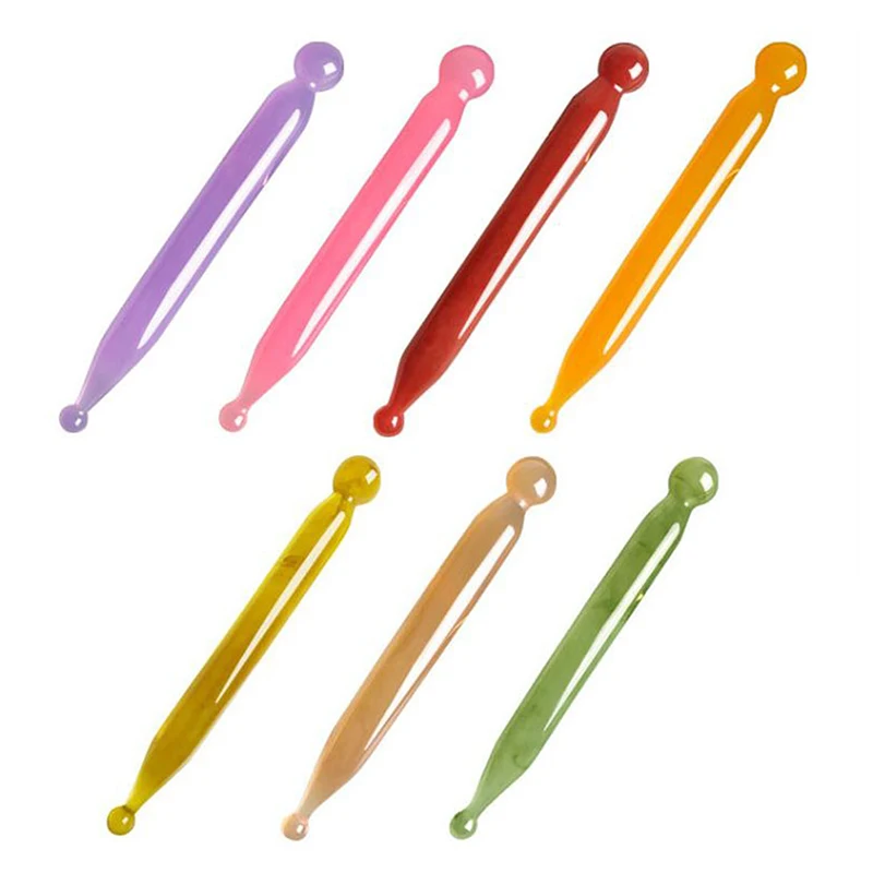 1 stücke Gesichts Massage Akupunktur Punkt Stift Chinesische Medizin Guasha Schönheit Messager Werkzeug Natürliche Jade Stick Stein Gua Sha