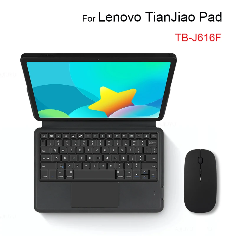 

Keyboard Case For Lenovo Tab TianJiao Pad 11 inch TB-J616F Cover Russian Spanish Portuguese Arabic French Hebrew Keyboard Funda