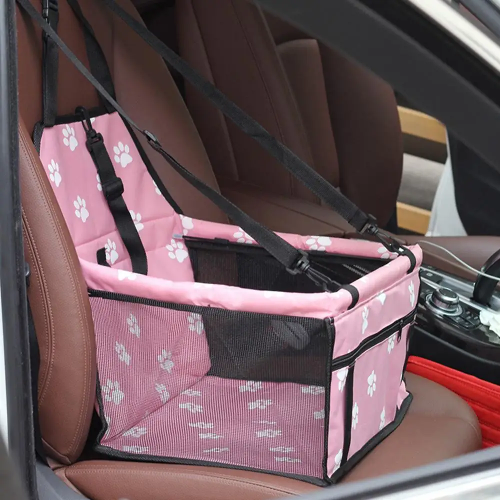 Breathable Dog Mat Waterproof Pet Car Seat Pet Dog Carrier Car Basket Cage Booster Car Seat Bag Pet Puppy Products