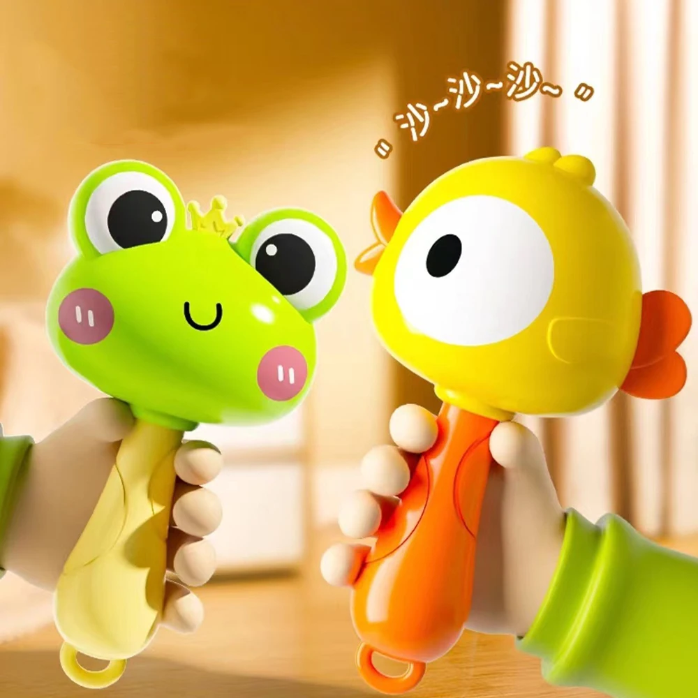 ของเล่นพัฒนาเด็ก 0 6 12 เดือน Sensory Baby Teether Rattle การศึกษาของเล่นเด็ก Soft Teething ของเล่นเกมสําหรับทารก 1 ปี