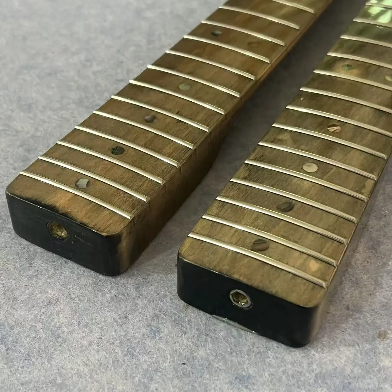 

Custom 21-Fret Stained TL-Style Guitar Neck - One-Piece Maple with Maple Fingerboard & Heel-Adjustable Truss Rod