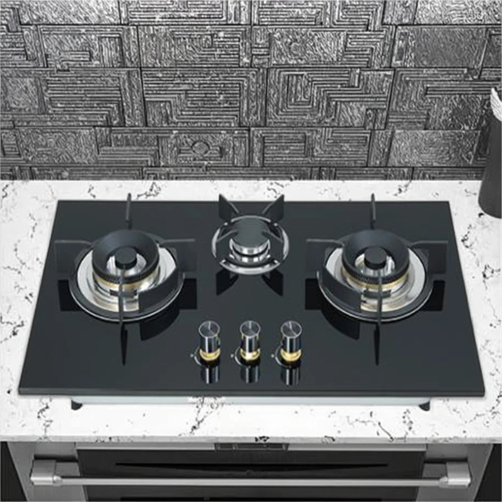 الجملة 3 الموقد سطح الطاولة المدمج في موقد الغاز الصناعي لمطعم المنزلية