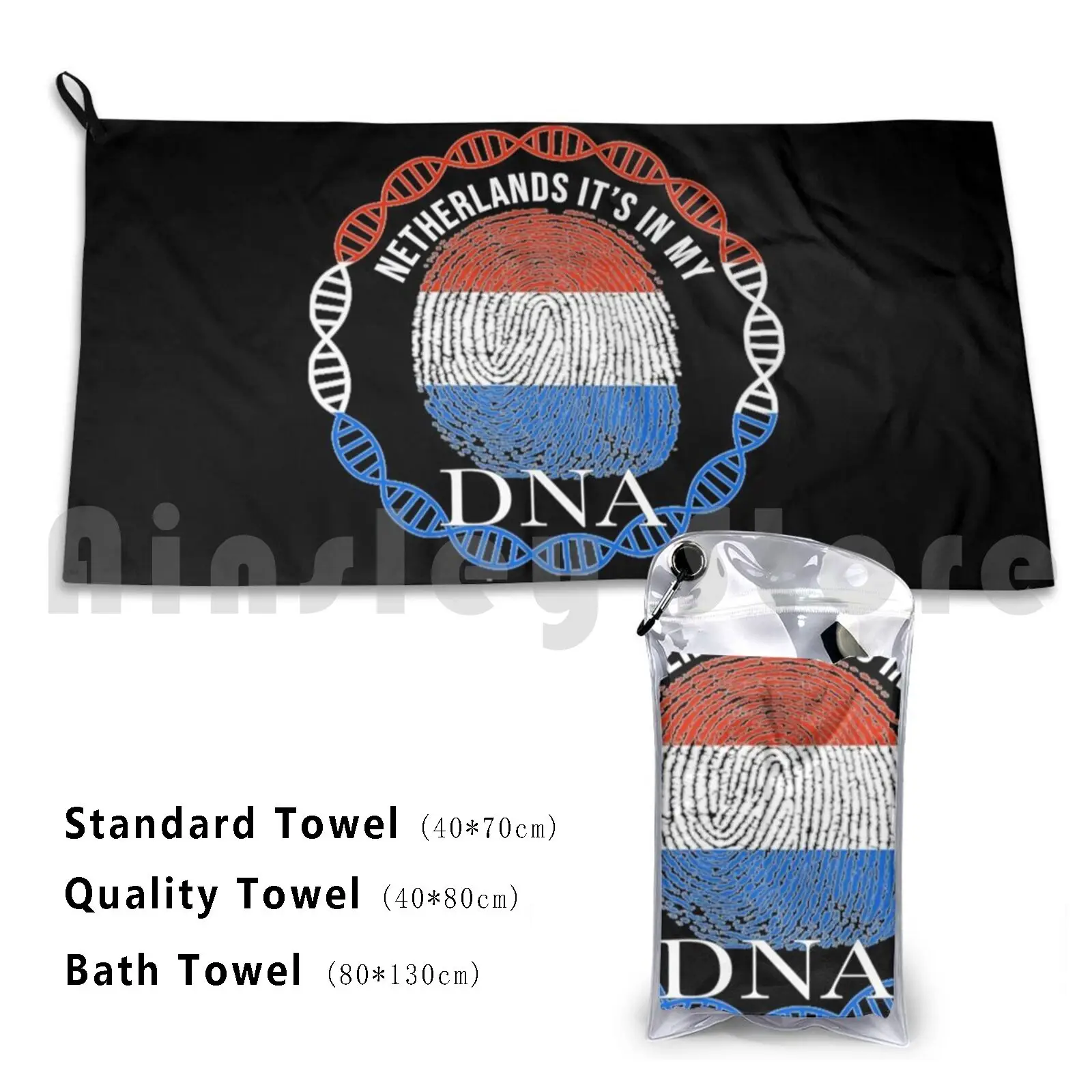 Netherlands Its In My Dna-Gift For Dutch From Netherlands Bath Towel Beach Cushion 2801 Netherlands Dutch