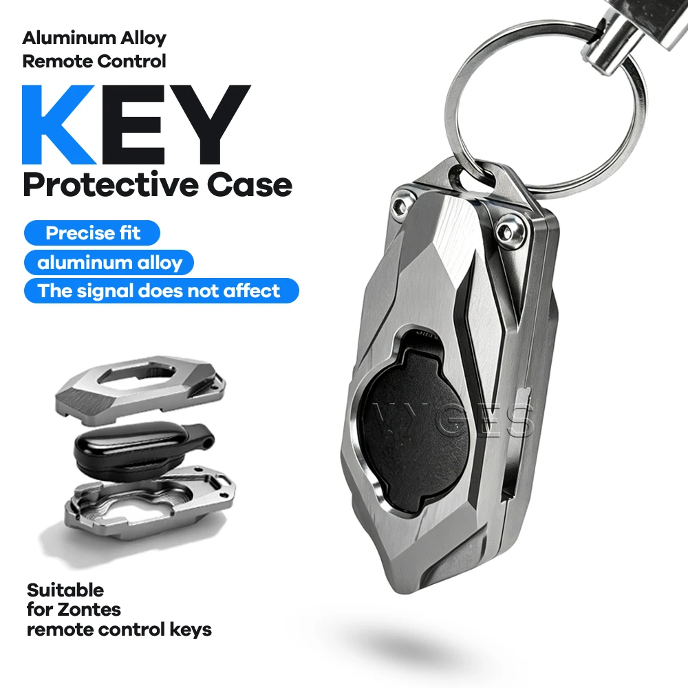 Motorcycle Remotecontrol Keychain For ZONTES 368G 368M 368D 368K 368E 2024- 703F 703R 703RR Remote Key Case Protective Cover