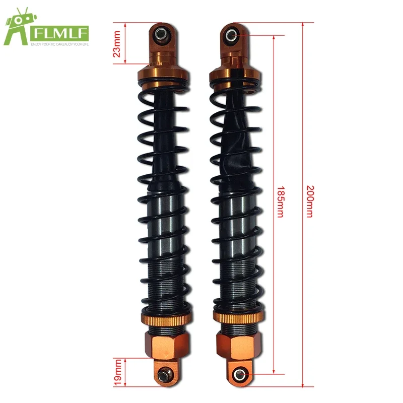 Alloy Front or Rear Shock Absorber Set Fit for 1/5 HPI ROFUN BAHA ROVAN KM BAJA 5B 5T 5SC Rc Car Toys Games Parts