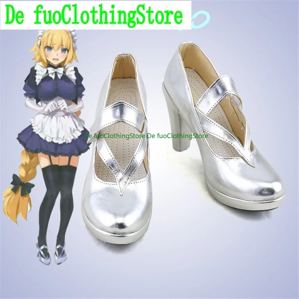 

Fate/Zero Fate/Apocrypha Fate/Grand Order Joan of Arc Jeanne d'Arc Cosplay Shoes Boots Halloween DefuoClothing Shoes Store
