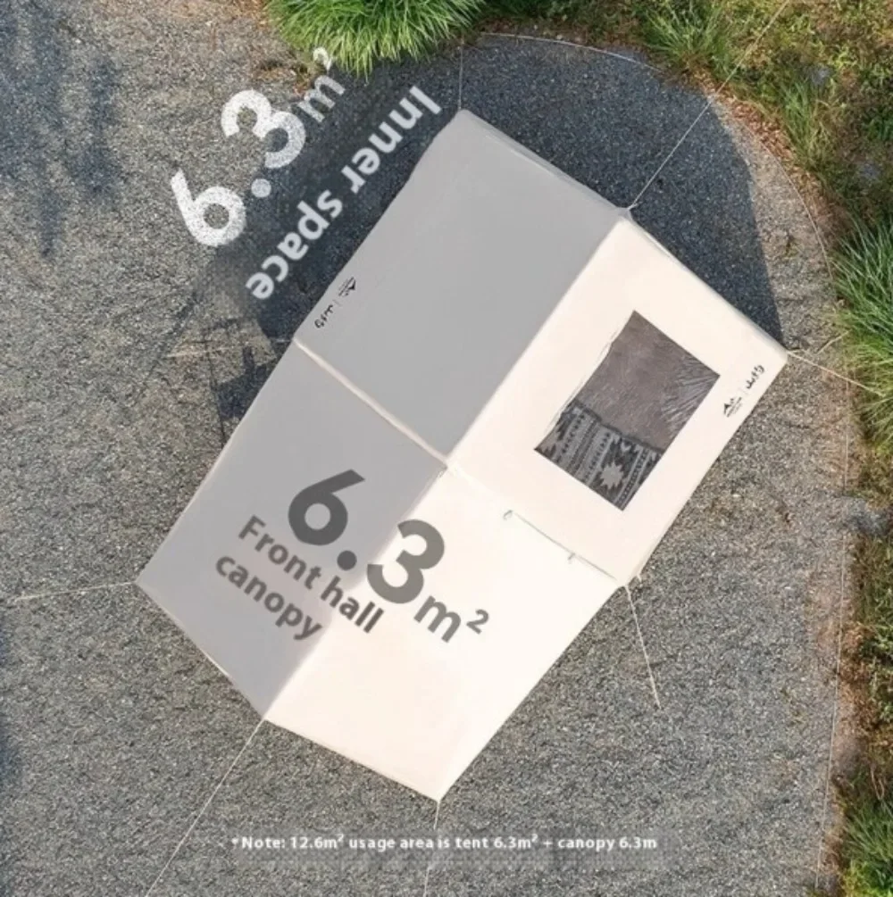 

SHANYUE Tent Outdoor Camping Canopy Two-in-one Family Travel Waterproof Four Seasons Outdoor Camping New Automatic Inflatable