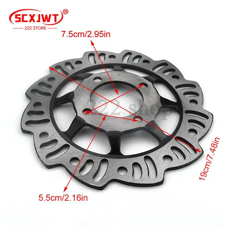 

Дисковая цветочная пластина 190 мм, аксессуары для тормозных дисков мотоцикла, базовые компоненты высокоэффективной тормозной системы мотоцикла