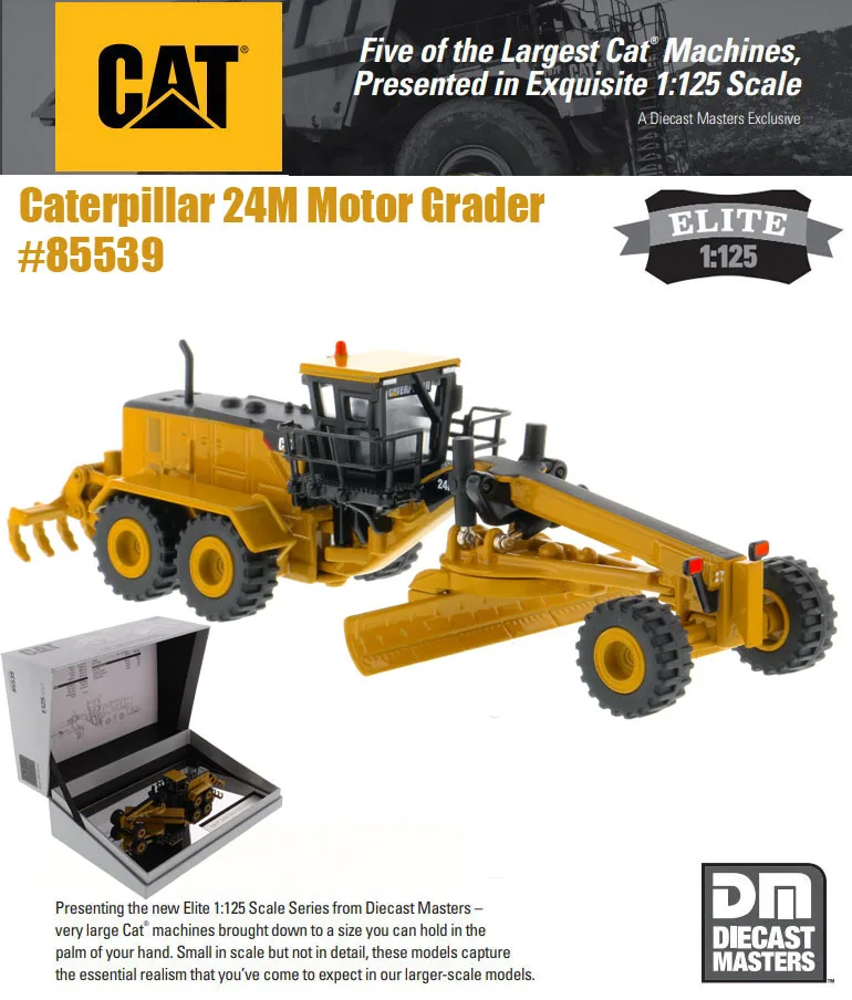 

New Cat-terpillar 1/125 Scale Cat D11T Track-Type Tractor 85538 By Diecast Masters For Collection Gift