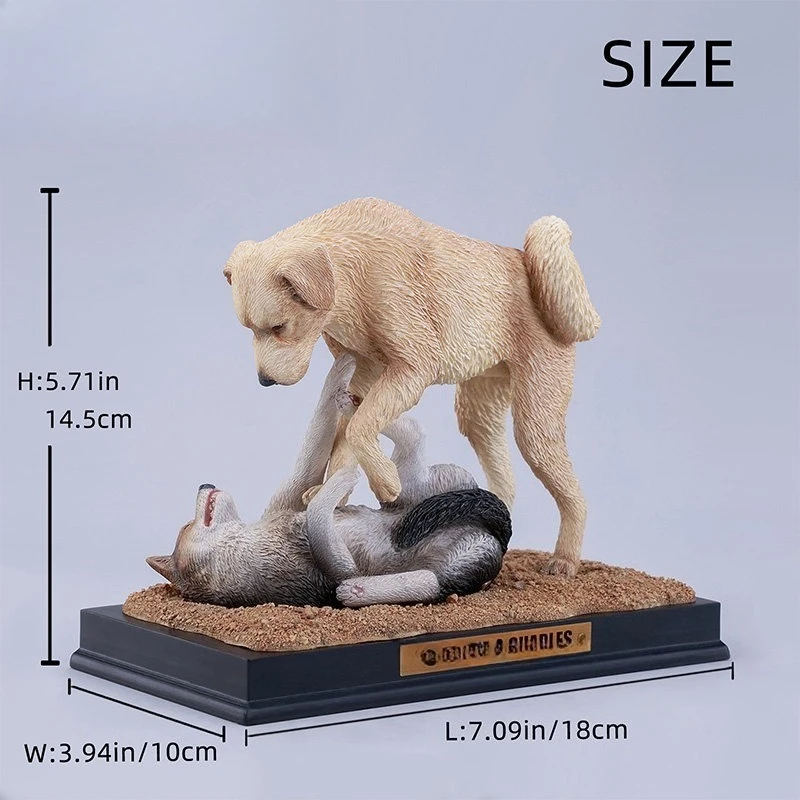 PreSale Simulation resin Cute Cute Pet Dog animal model for Action Figures Figurines Desktop Trendy Toys Gift Ornaments