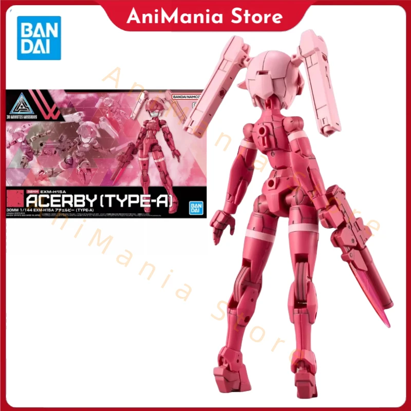 

Bandai Original 30MM Anime EXM-H15A ACERBY(TYPE-A) Action Figure Assembly Model Toys Collectible Model Gifts for Children