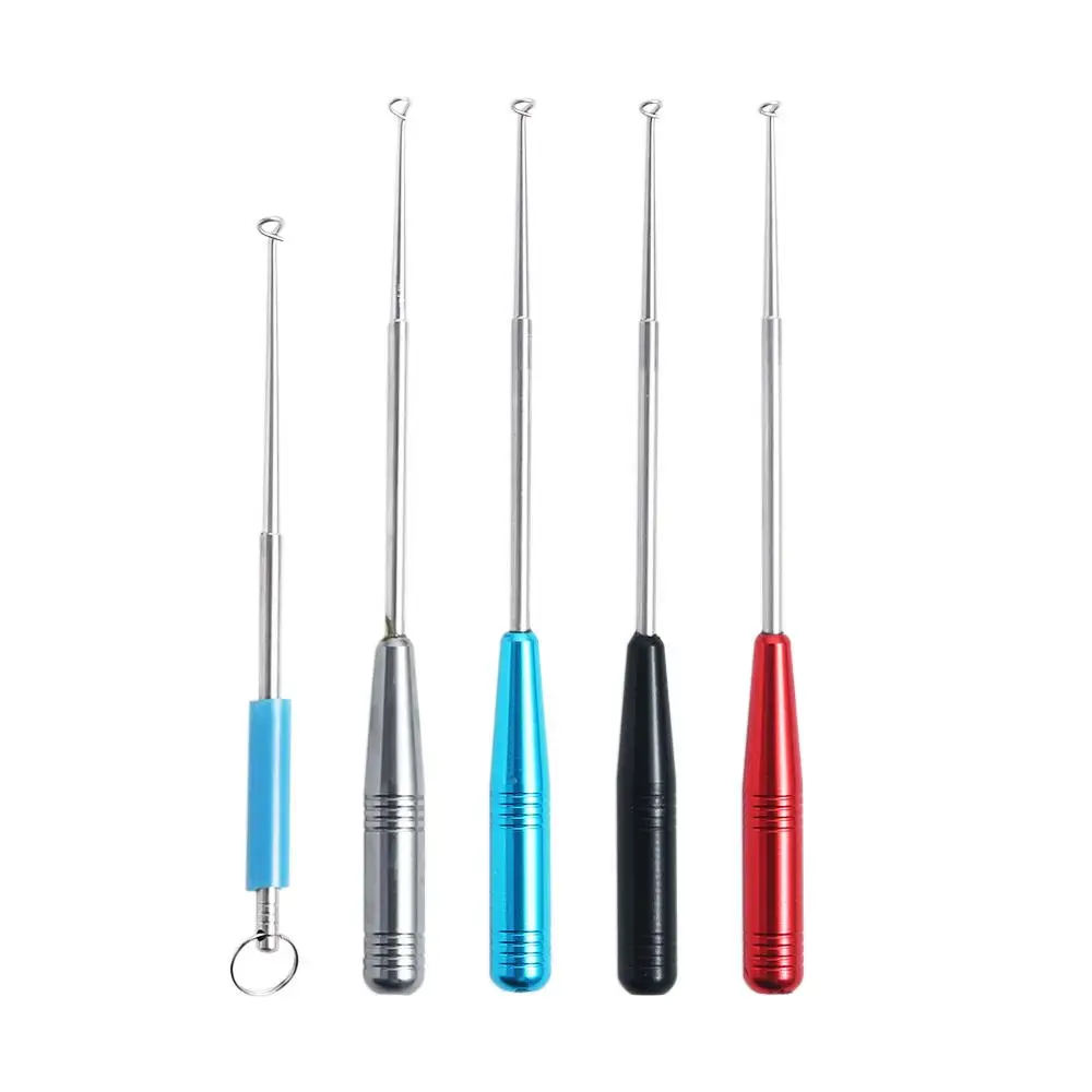 معالجة نونسليب السلامة الفولاذ المقاوم للصدأ المحمولة خطاف الصيد Disgorger هوك ديتشر الصيد هوك مزيل الألومنيوم هوك النازع