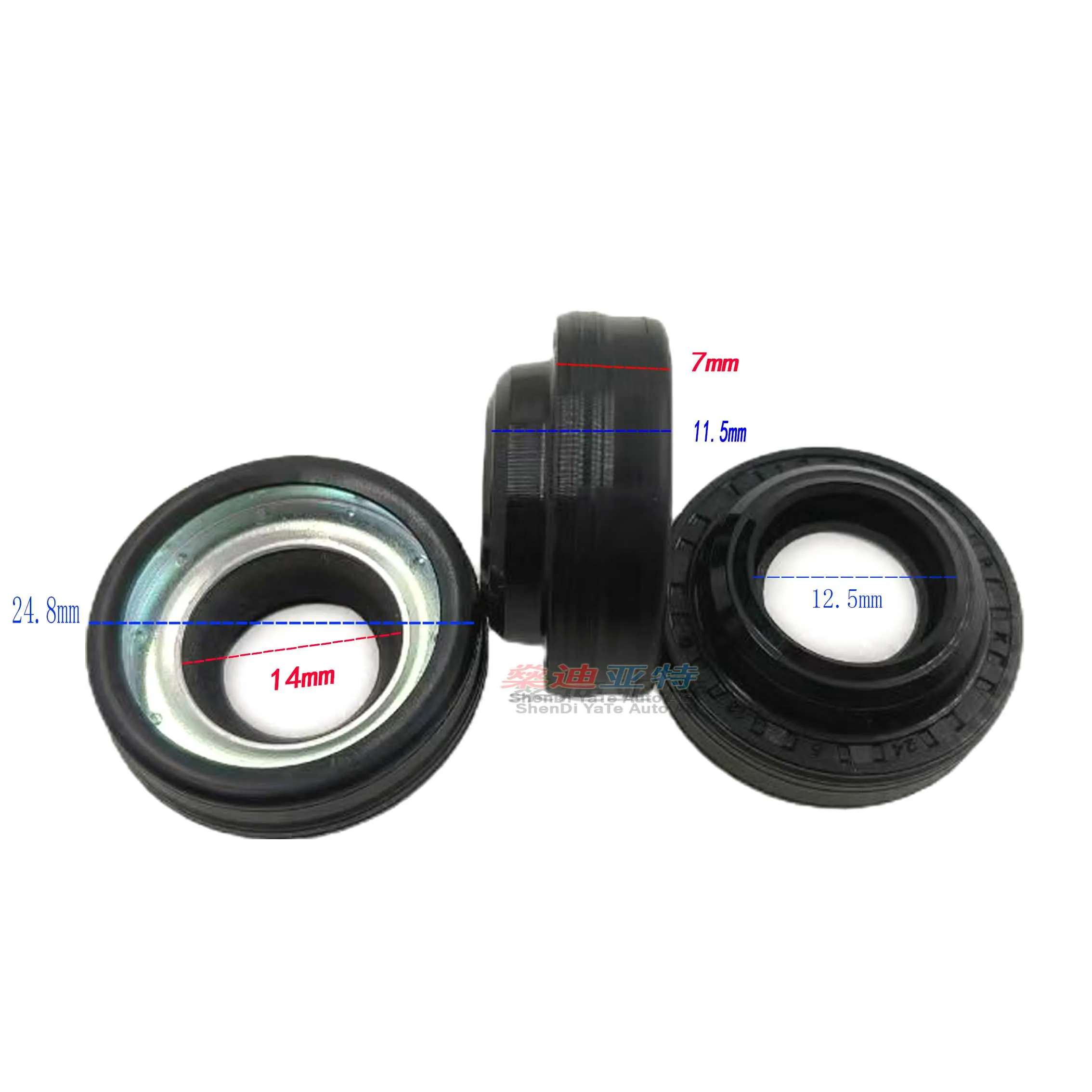 Auto A/C Compressor Shaft Seal Oil Seal Stamp for Saden TR70 Golf VII R134a Compressor Repair Parts