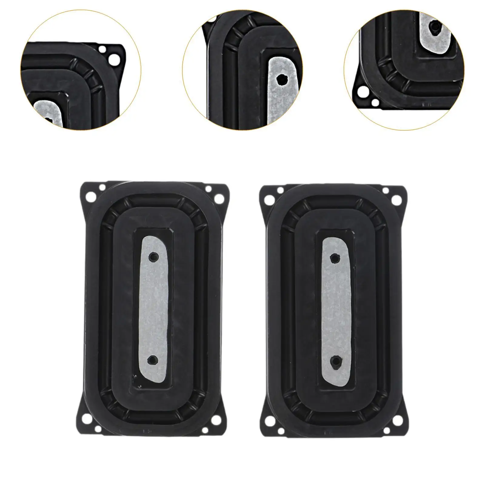 2 Pieces Speaker Passive Radiator Vibration Plate High Performance Subwoofer