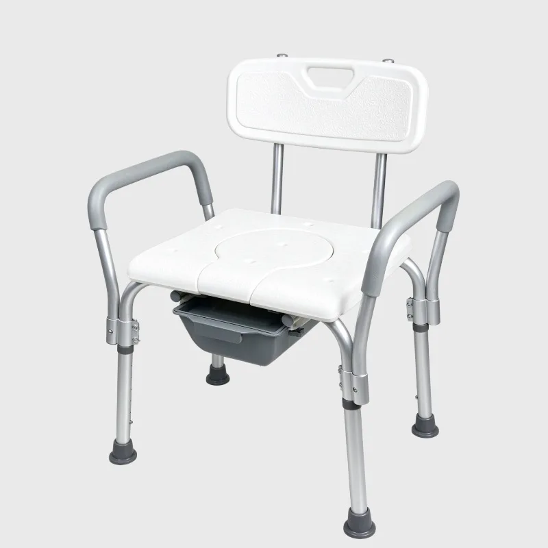 Aluminum Bath Stool, Anti-Slip Shower Chair for Elderly, Children, Pregnant Women, Bathroom Safety Seat, Portable and Durable