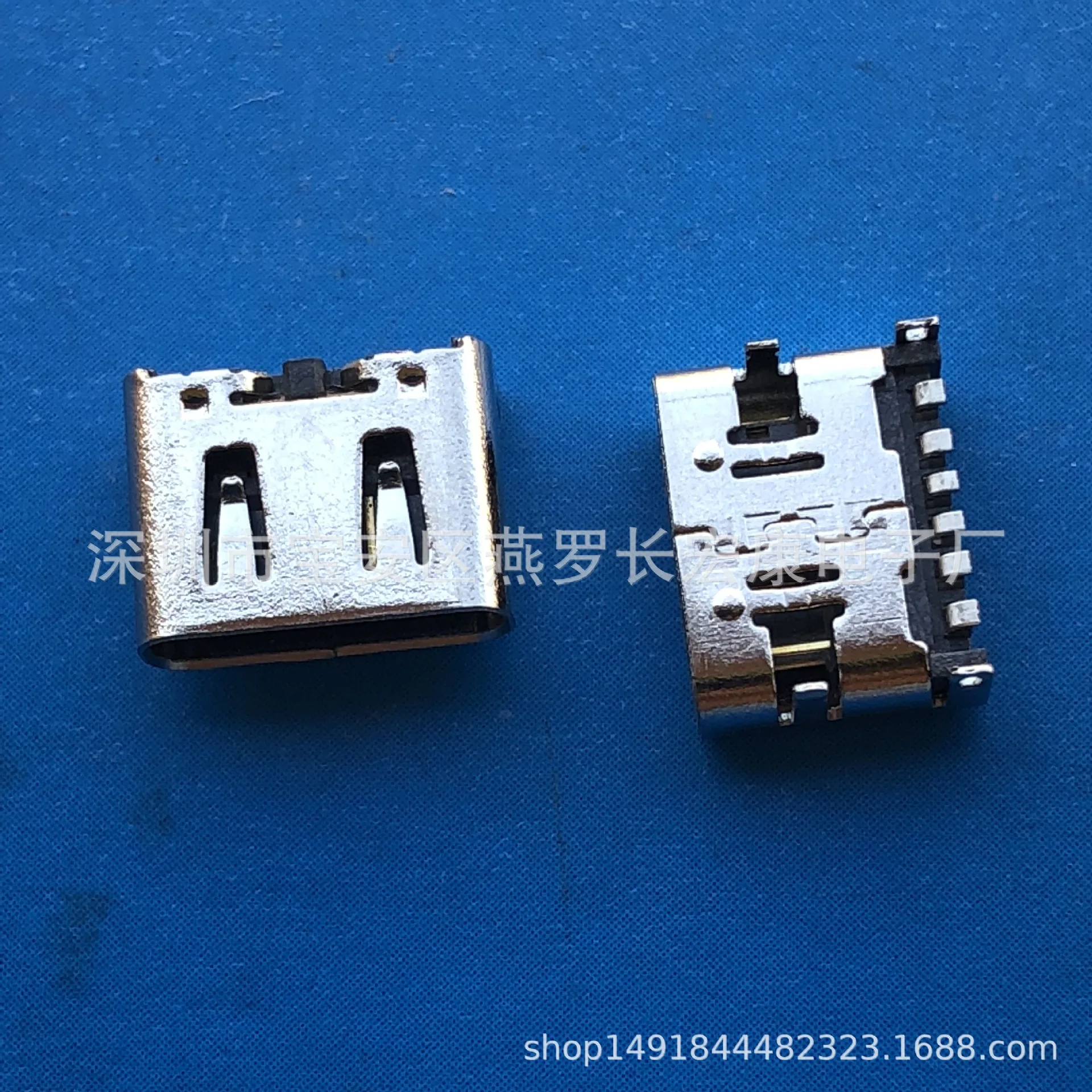 For USB3.1TYPE-C6P Connector Single Row SMT SMT Patch USB type c female typec 6pin female socket