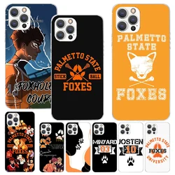 Andreil All For The Game Palmetto State Foxes Phone Case For iPhone 17 16 15 14 13 12 11 Pro Max Mini Plus Air 7 SE 8 Soft Silic