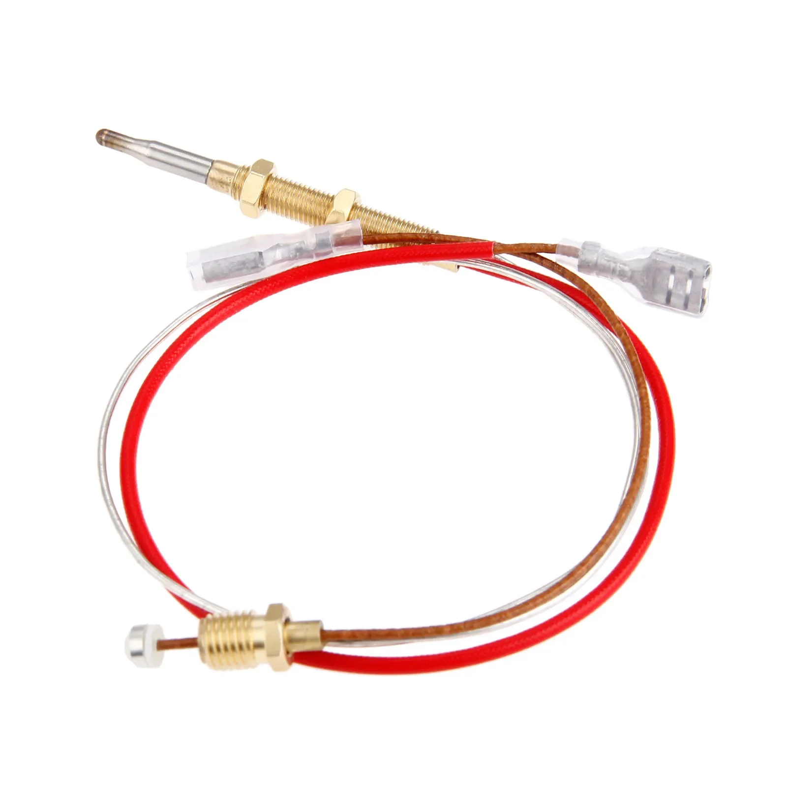 1x410mm termopar universal para o pátio a gás ao ar livre aquecedor m6 x 0.75 rosca de cabeça com m8x1 conexão final