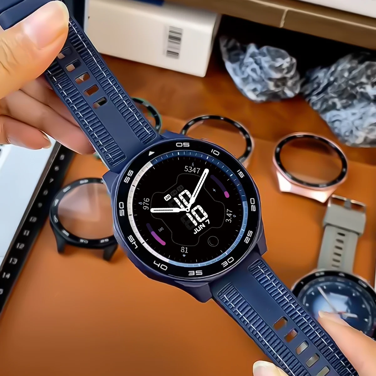 PC + حافظة من الزجاج المقسى لساعة هواوي GT6 46 مللي متر غطاء كامل واقي للشاشة ممتص للصدمات لساعة GT6 41 مللي متر ملحقات واقية