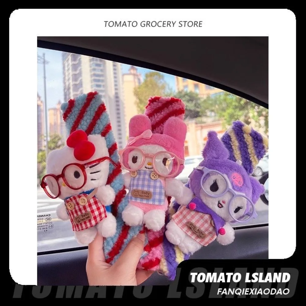 

Sanrio Shoulder Pad Car Seat Belt Small Interior Decoration Protection Cartoon Creative Insurance Cover Car Accessories