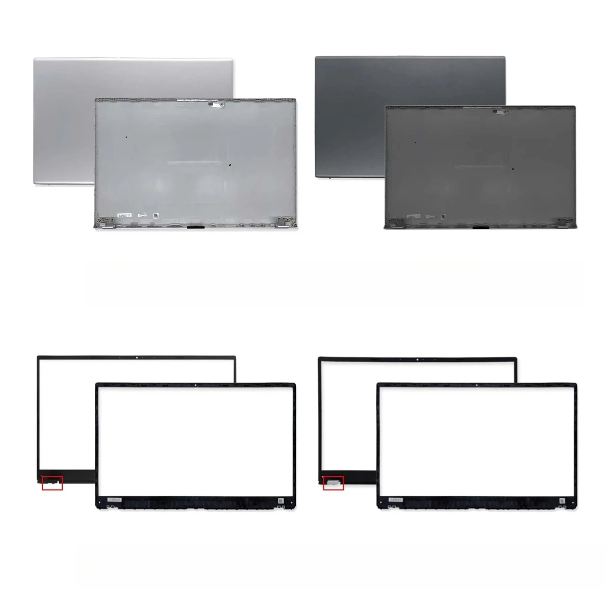 cover for Vivobook X512 X512FA X512DA F512 F512FA F512D A512 A512F V5000F LCD screen back cover hinges front bezel 15.6