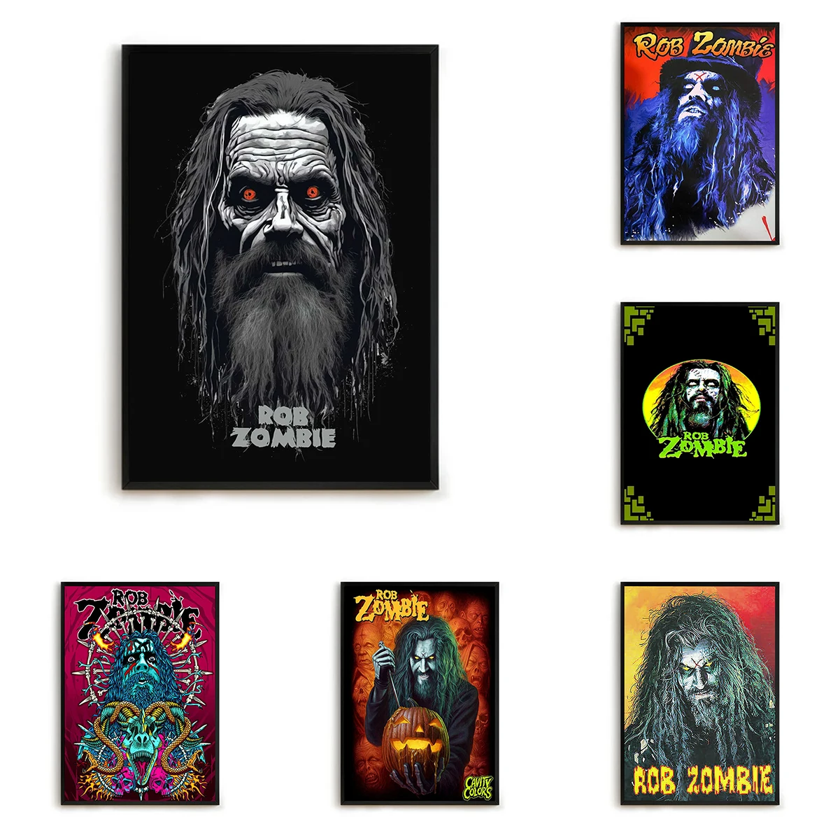 

Rob Zombie Canvas Art Poster HD art wall waterproof home living room bedroom coffee house bar aesthetic room wall decoration