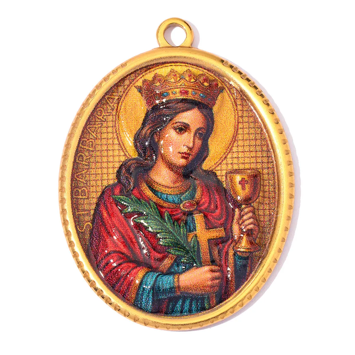 Lot de 3 Breloques DIY en Acier Inoxydable Notre-Dame Jésus, Cœur, Fleur, Pendentifs de Collier, Nœud Papillon, Accessoires de Bijoux pour Femme, Vente en Gros