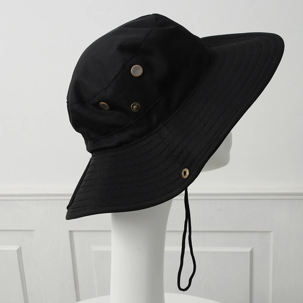 

Sun Hat for Men Fisherman Bucket UV Protection Outdoor Cap Lightweight Breathable Sunscreen Camouflage Hat Fishing Farming Sport