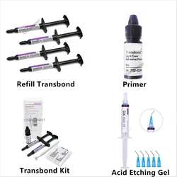 Transbond XT Ortho Adhesive Primer Kit dentystyczny klej do zębów do forniru orto uchwyt usztywny lekki środek wiążący