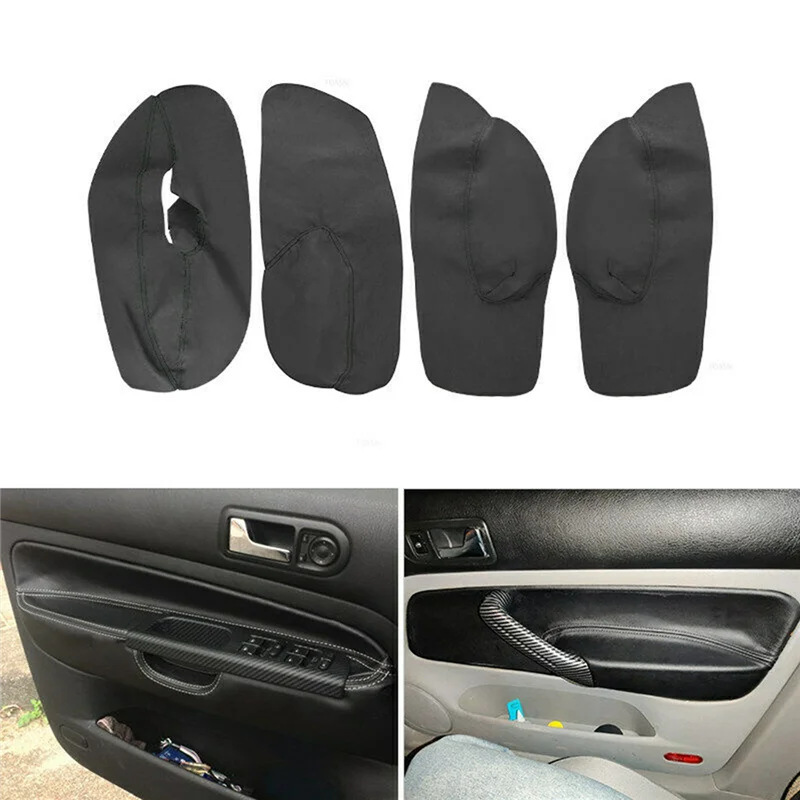 

Прочная крышка дверной панели с левым рулем для VW Golf 4 MK4 Jetta, черная с красным