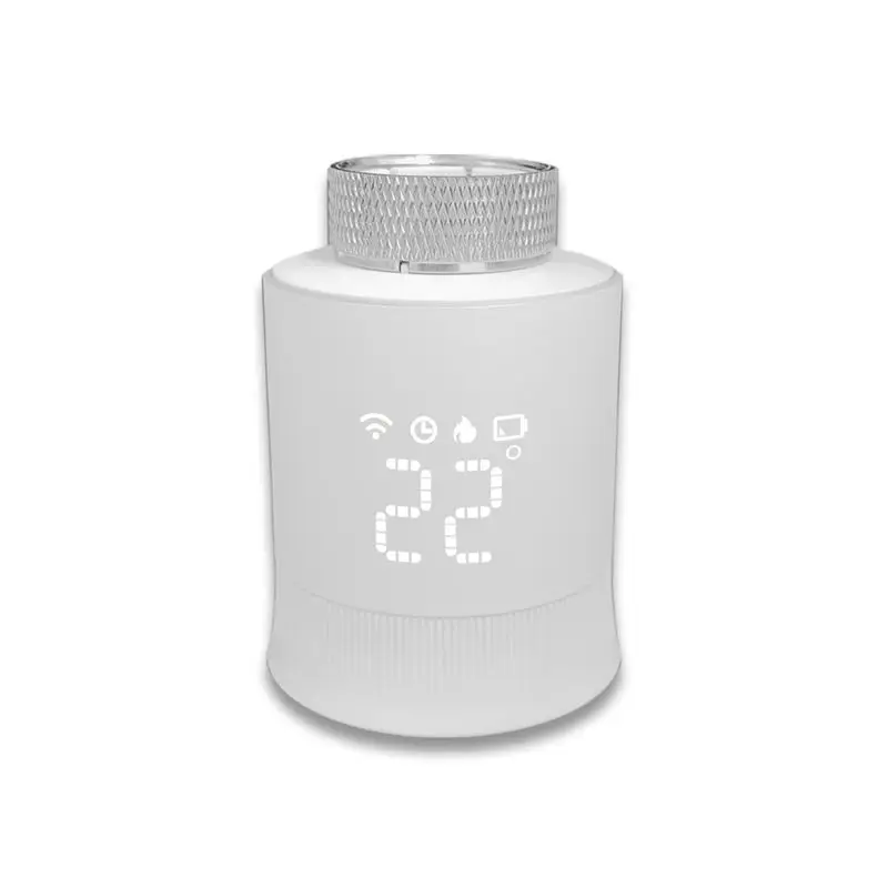 

Умный термостат ABUL для радиаторов, термостатический клапан Zigbee, мини-термостат TRV для отопления, совместим с Alexa и Google Home
