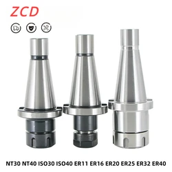 ZCD NT30 NT40 ER11 ER16 ER20 ER25 ER32 ER40 Tool Holder ISO30 ISO40 NT ER Tool Hold Collet 7:24 For Cnc Milling Machine Tool