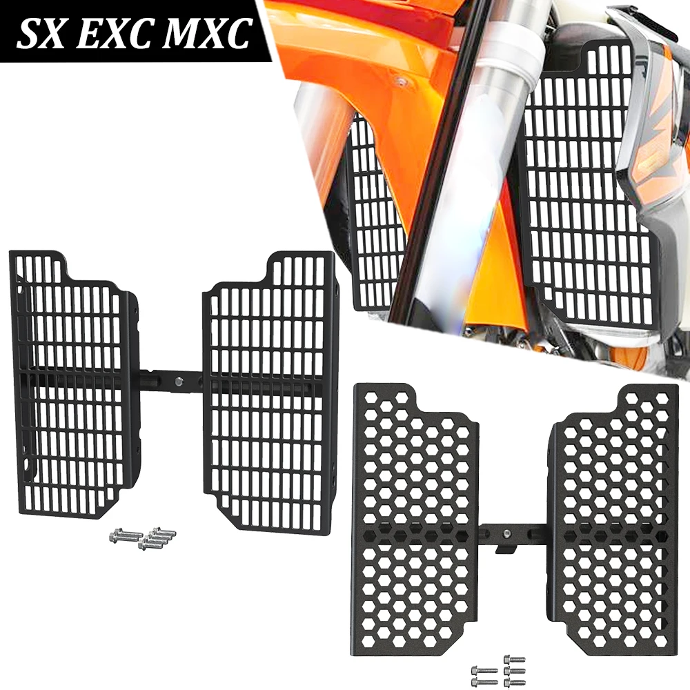 For 250 400 450 520 525 4-Stroke EXC MXC SX XCF XCFW 2001-2007 2006 Motorcycle Accessories Radiator Grille Guard Cover Protector