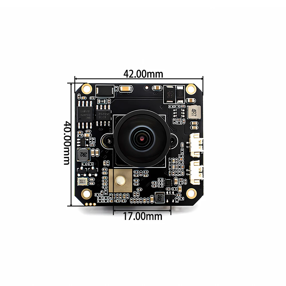 WGWK 4K IMX415 IP Camera Module Board 2.35mm 143° Wide Angle Low illuminance Onvif H.265 RTSP Motion Detect Security HD Webcam