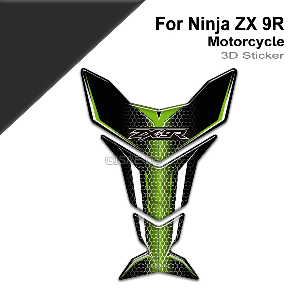 

ZX9R Motorcycle Tank Pad Protector Stickers Decals Emblem Gas Fuel Oil Kit Knee For Kawasaki Ninja ZX 9R ZX-9R