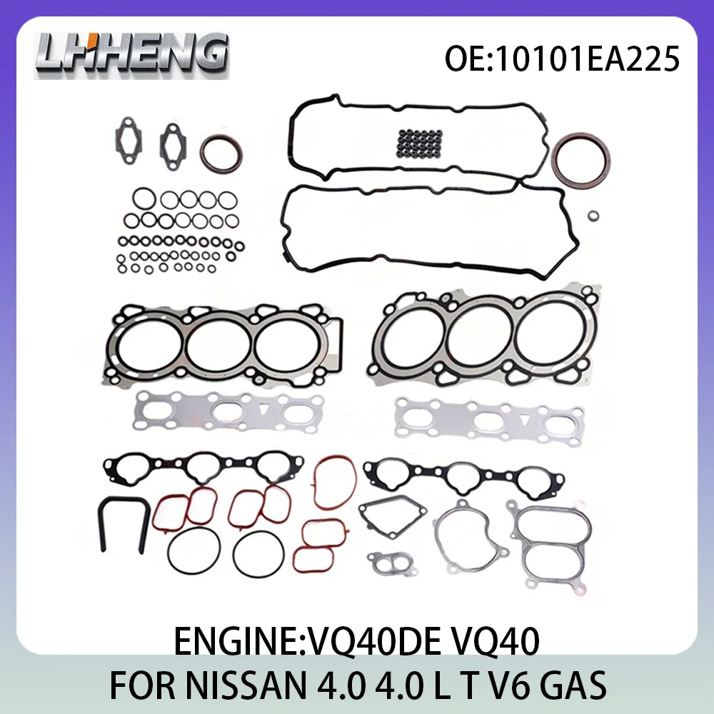 

Engine Full Gasket Set For NISSAN NAVARA NP300 PATHFINDER 4.0L 4.0 L T V6 GAS 04-11 10101EA225 50273300 VQ40DE VQ40