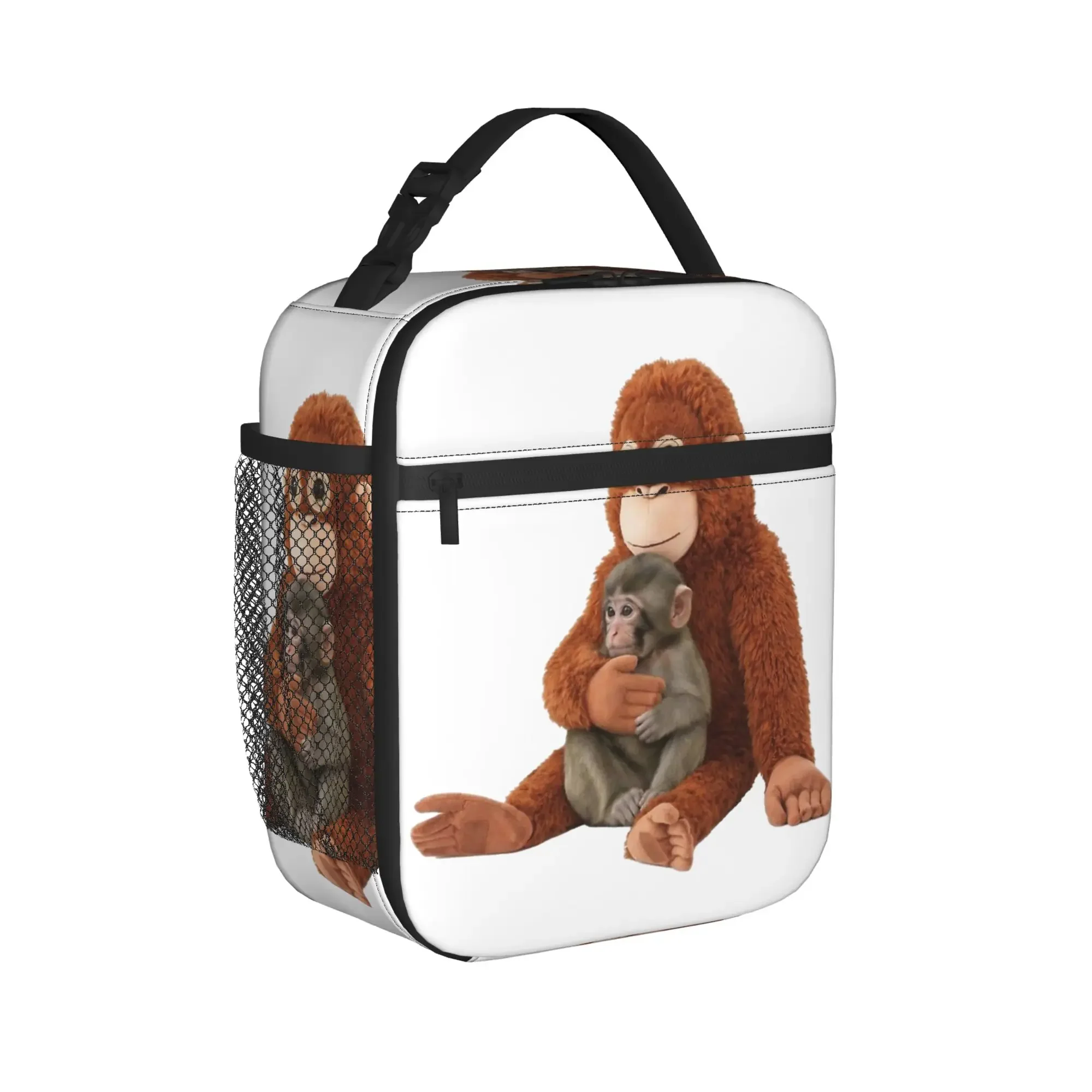 Punch Monkey Thermal Insulated Lunch Bag for Office  Portable Bento Box Cooler Thermal Lunch Boxes