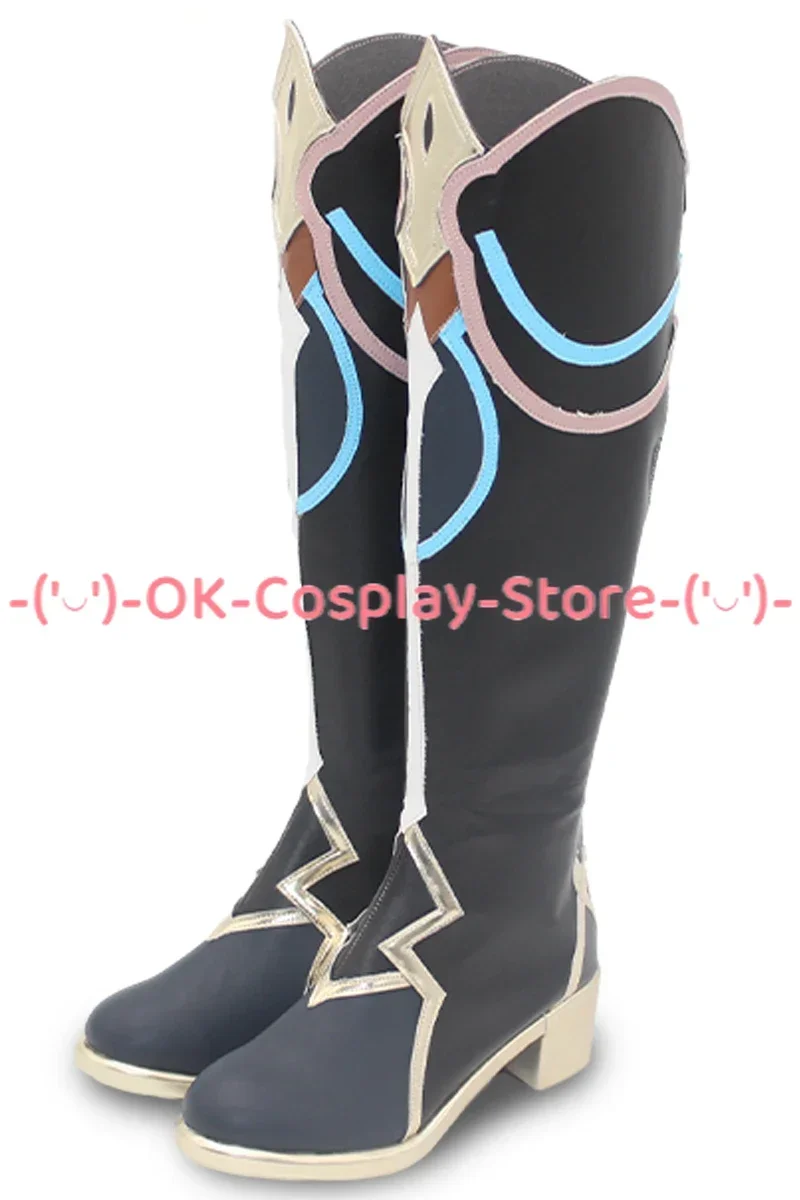 [Personalizzato] Gioco Honkai Star Rail Danheng Scarpe Cosplay Anime Gioco di ruolo Puntelli Halloween Carnevale Festa Festa Stivali in pelle PU