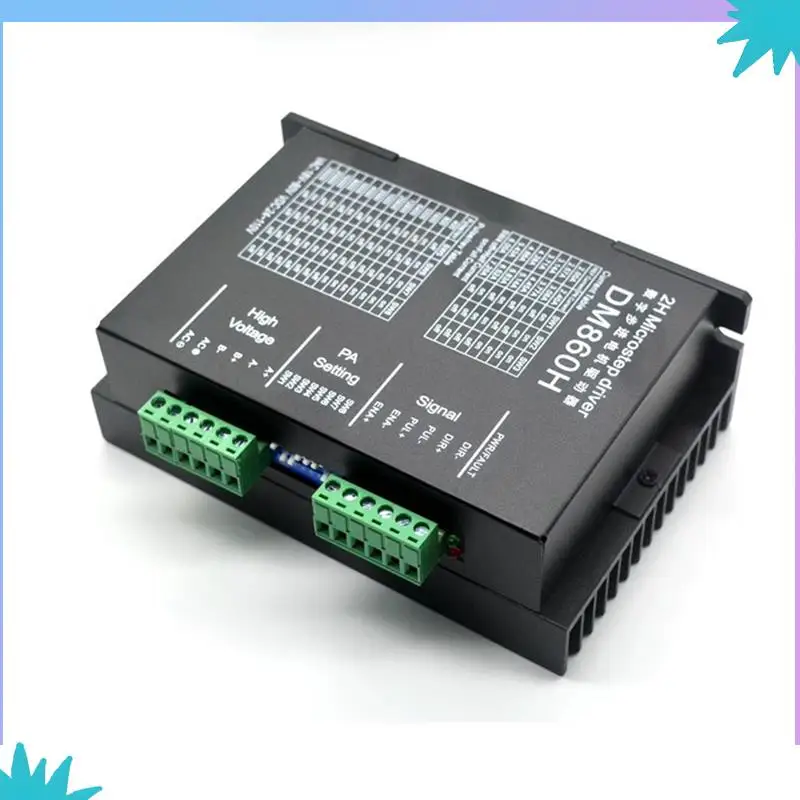 ABZW 3X Microstep Drive DM860H DSP Digital Type 57/86 Stepper Motor Driver With Fan For DMA