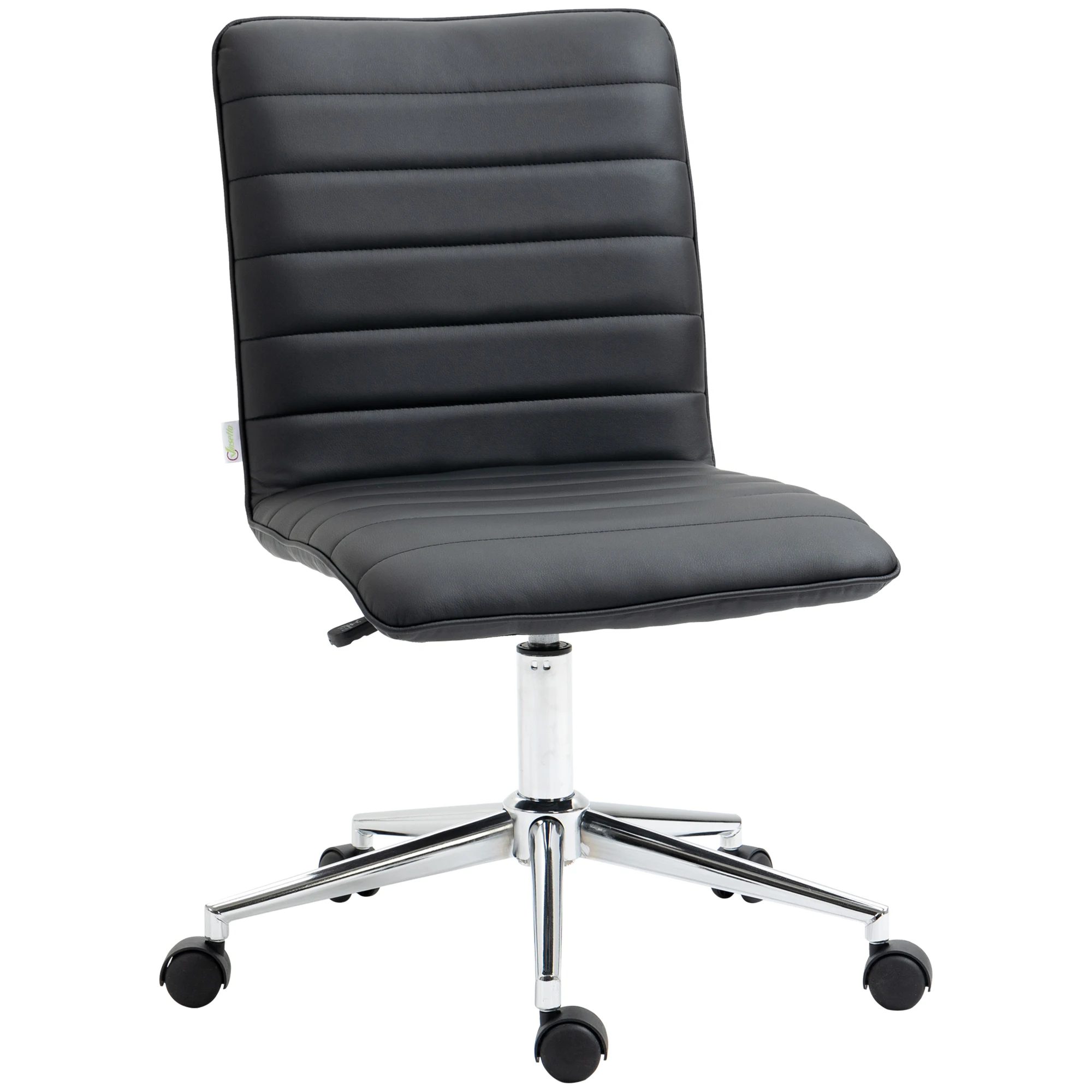 Vinsetto swivel office chair height adjustable 47x57x76,5-86,5cm black