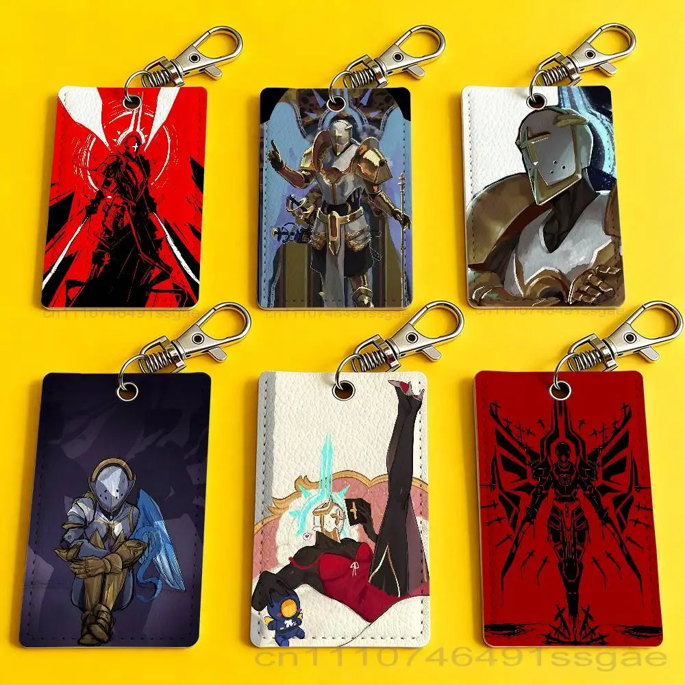 

U-ULTRAKILL Gabriel Card Holder Keychain Badge Holder Card Pass Hang Rope Lariat Lanyard for Key Rings Accessories Gift