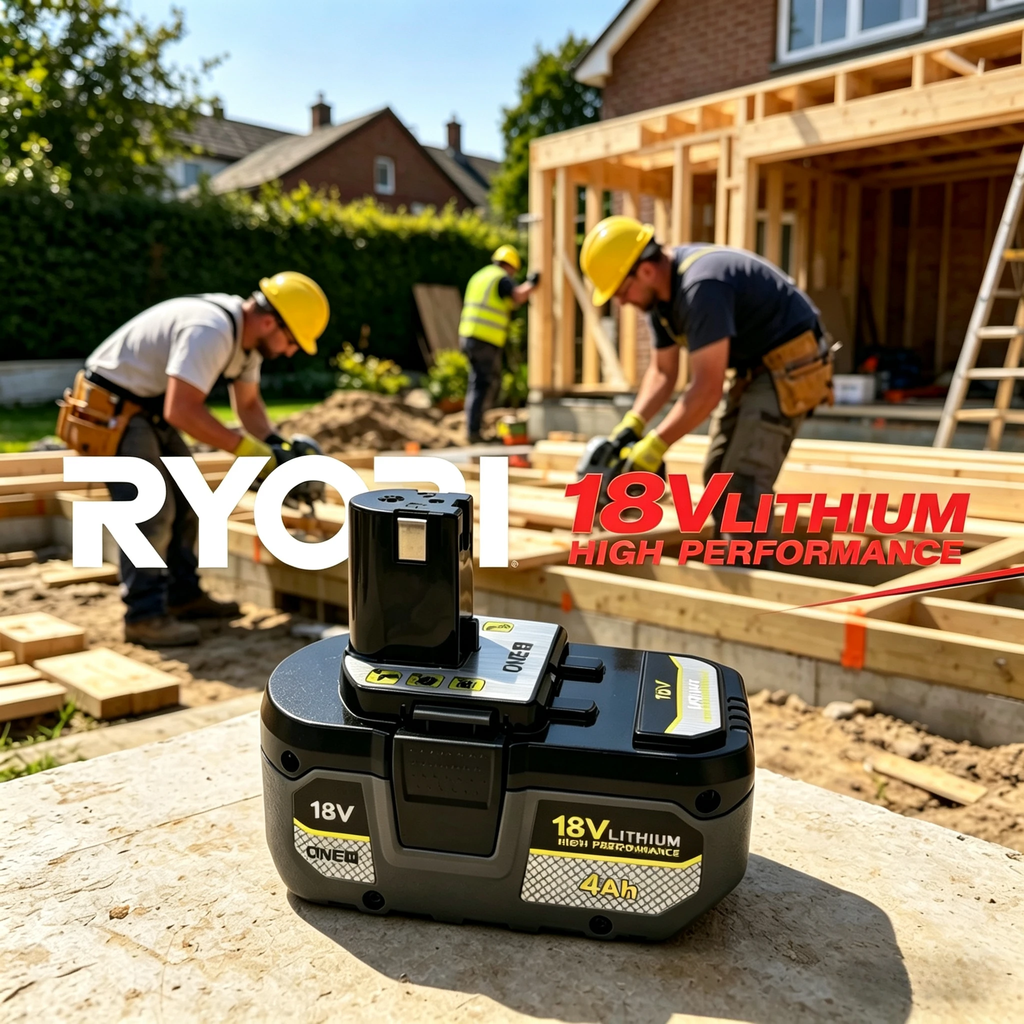 

NEW Upgraded RYOBI ONE+ 18V 5.0/6.0/8.0Ah Lithium Battery, High Capacity for Long Runtime with All ONE+ Cordless Power Tools